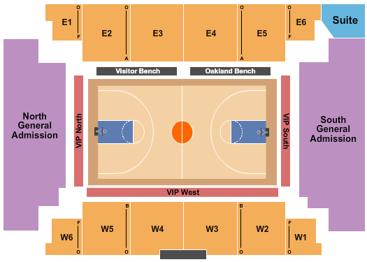 OU Credit Union O'rena Harlem Globetrotters Seating Chart